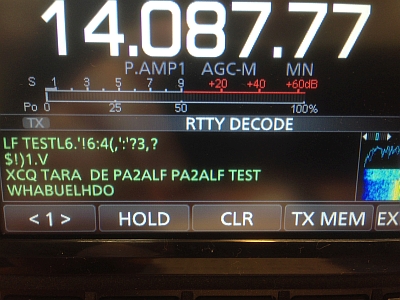 IC 7300 in RTTY